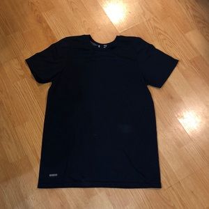 Boys navy t-shirt training fit performance size S